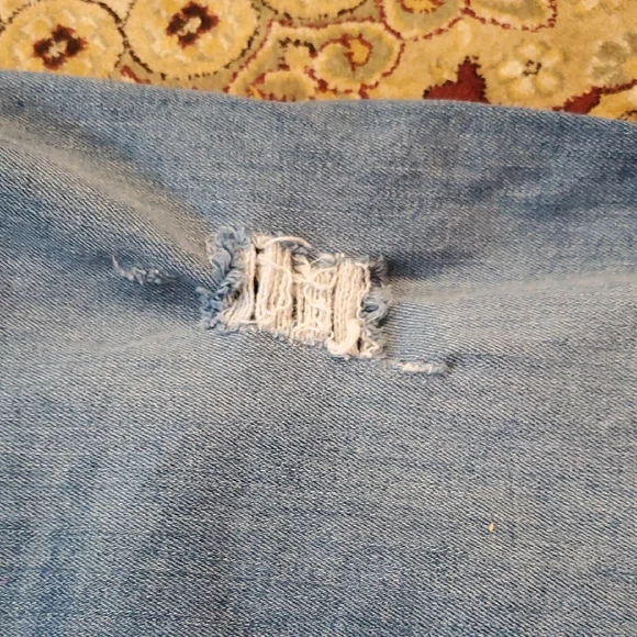 Maternity Old Navy Distressed Overalls Size 14 - Picture 14 of 15